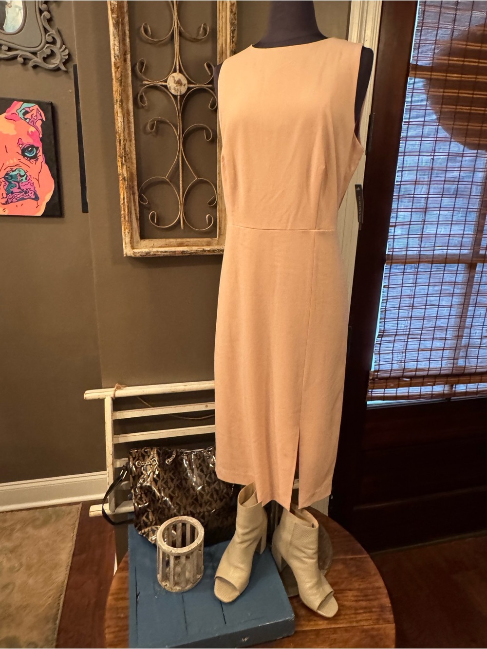 The Limited Blush Sleeveless Sheath Dress